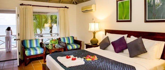 Galley Bay offers beachfront suites