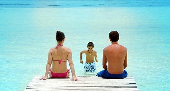 Family at Grand Oasis Palm