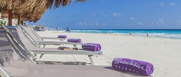 famous Cancun beach