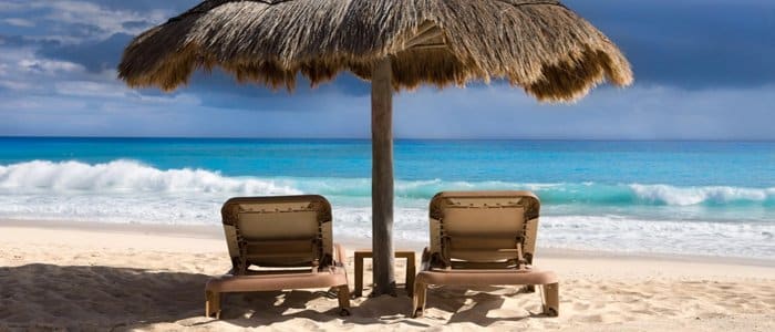 cancun is famous for beautiful white sand beaches