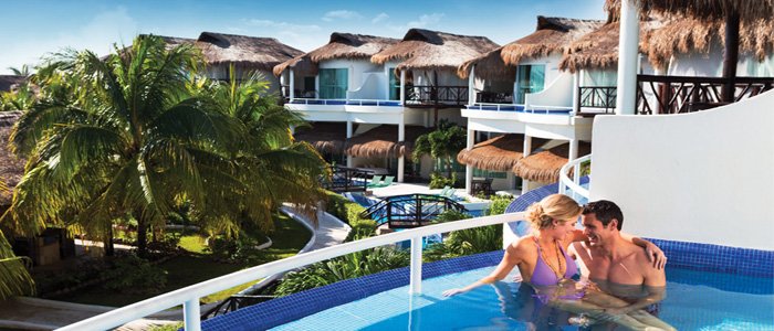 El Dorado Casitas Royale includes private suite plunge pools