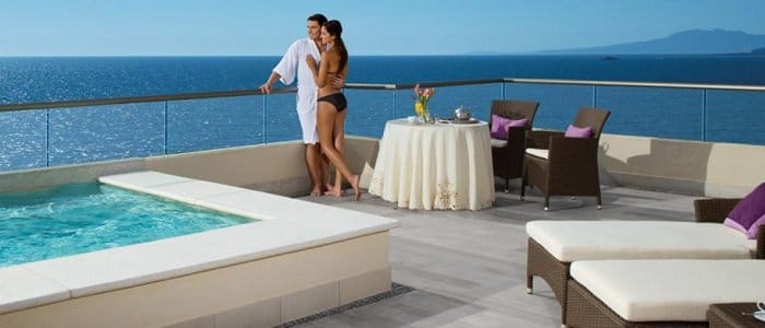 Puerto Vallarta private terrace with beautiful ocean views and plunge pool