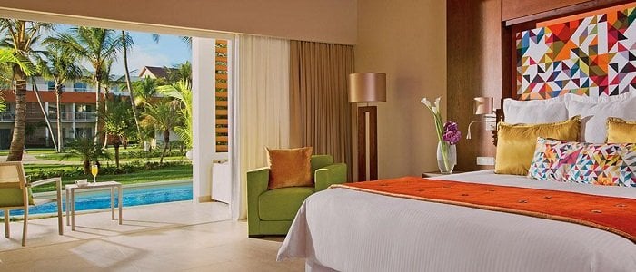 Breathless Punta Cana includes swim up suites