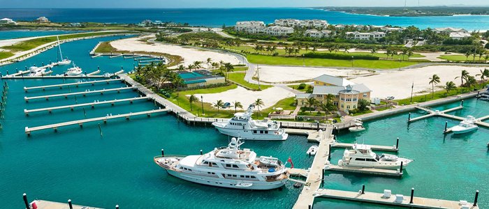 Sandals Emerald Bay boat harbor