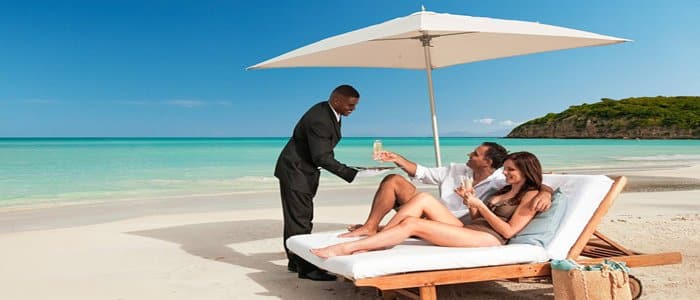 Sandals Grande Antigua includes butler service