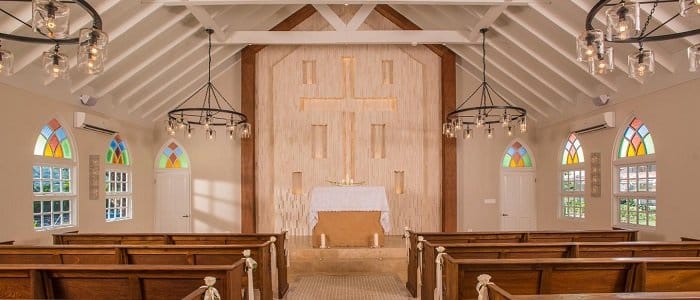 Sandals Montego Bay includes a beautiful wedding chapel Sandals Montego Bay includes a beautiful wedding chapel