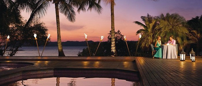 Secrets Papagayo Costa Rica includes romantic sunset dinners on the beach
