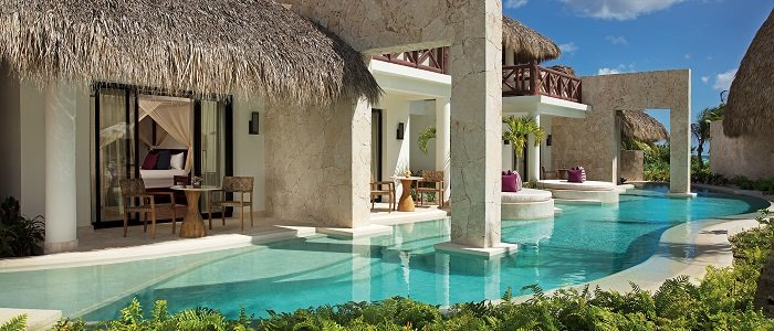 Secrets Cap Cana offer bungalow master swim out suites Secrets Cap Cana offer bungalow master swim out suites