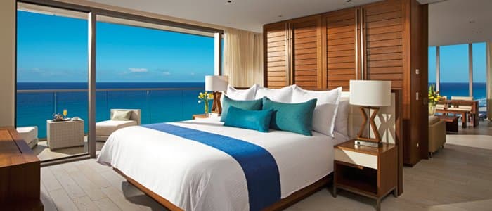 Secrets the Vine includes master suites with breathtaking ocean views and private terraces