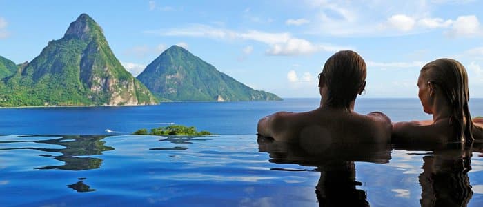 Jade Mountain St Lucia Luxury Honeymoons And Weddings