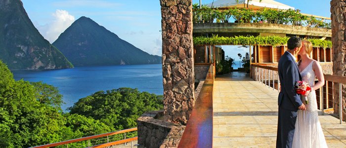 st lucia wedding at jade mountain