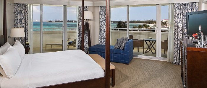 Stay in the one bedroom suite at Melia Nassau Beach resort