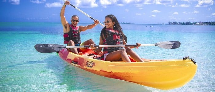 Breezes Bahamas includes water sports like kayaking