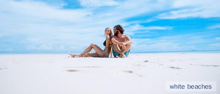 Looking for white sandy beaches?
