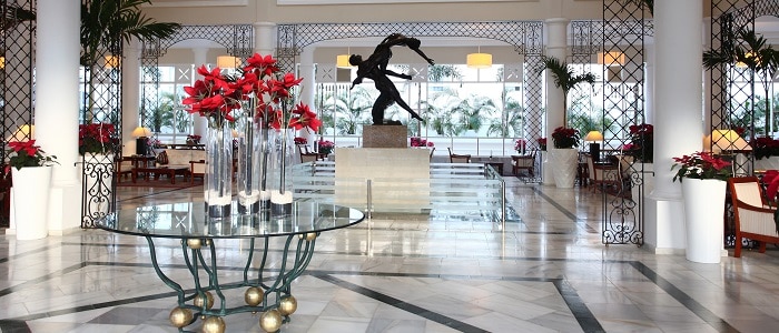 beautiful lobby