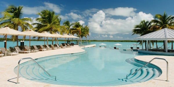 Blue Haven includes poolside service
