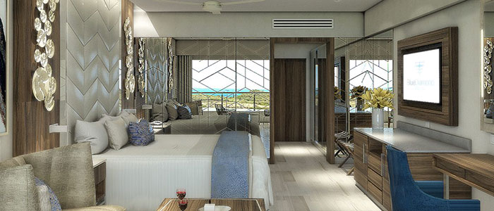 Luxury rooms at Royalton Antigua