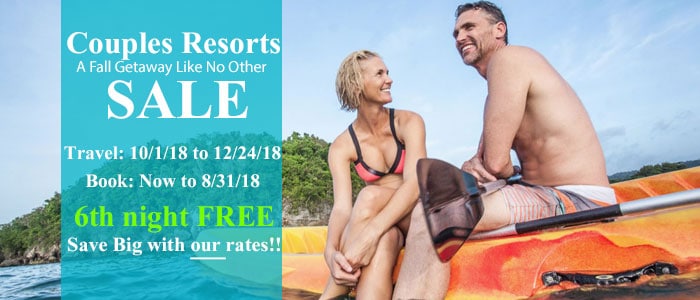 Save BIG with Couples Resort Sale!! Save BIG with Couples Resort Sale!!
