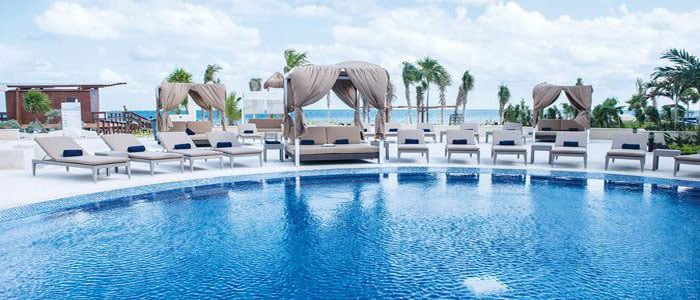 Poolside service at Hideaway Royalton Riviera Cancun