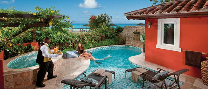 Mediterranean 1 bedroom Butler Villa with private pool