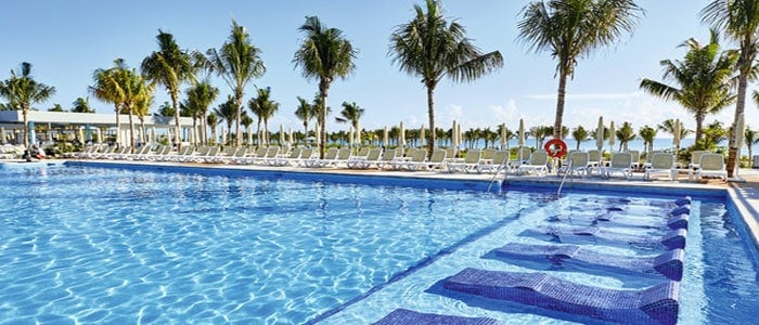 Poolside service at Riu Dunamar