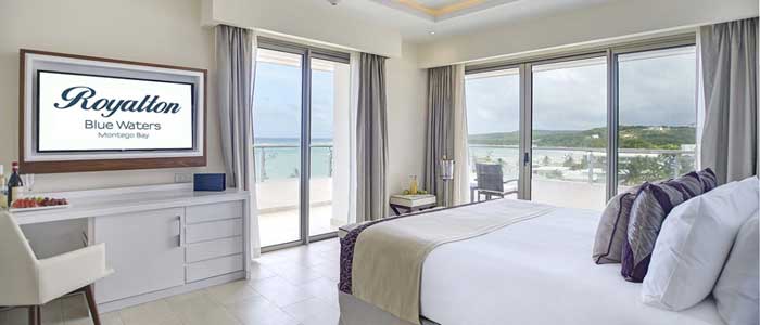 Presidential One Bedroom Suites with ocean views. 