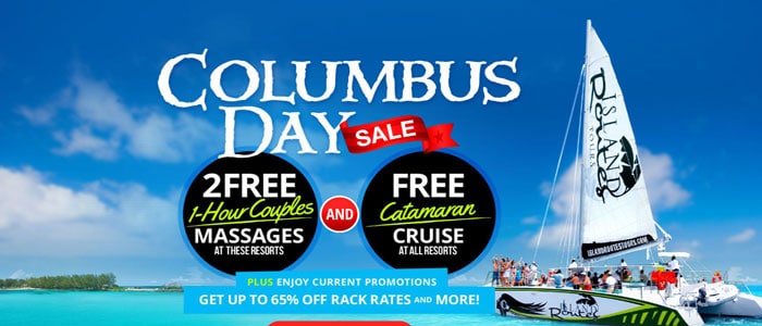 Columbus Day Sale with Sandals Resorts - extended to October 18th Columbus Day Sale with Sandals Resorts - extended to October 18th