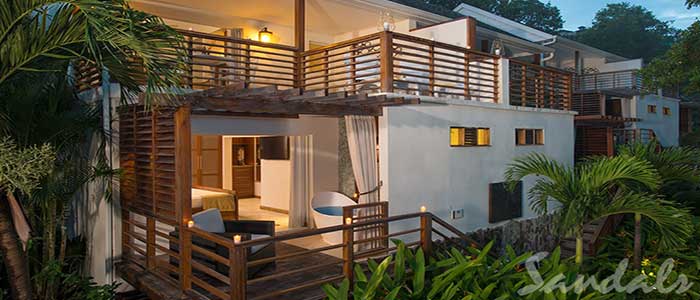 Oceanfront Two-Story One Bedroom Butler Villa Suite with Balcony Tranquility Soaking Tub - BW Oceanfront Two-Story One Bedroom Butler Villa Suite with Balcony Tranquility Soaking Tub - BW