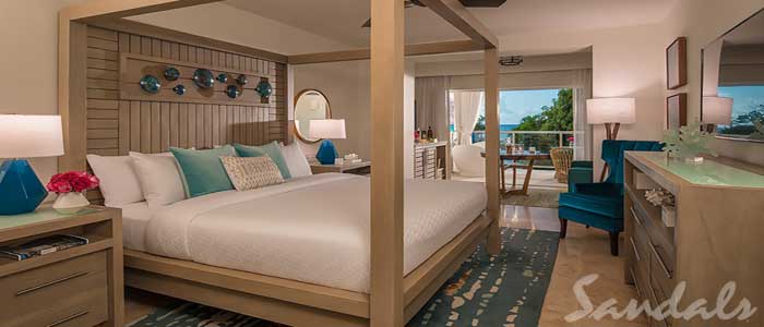 Crystal Lagoon Honeymoon Oceanview One-Bedroom Butler Suite w/ Balcony Tranquility Soaking Tub - OL1B