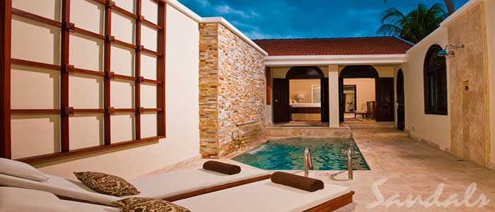 Butler Village Honeymoon Romeo & Juliet One Bedroom Villa Suite with Private Pool Sanctuary - RJ