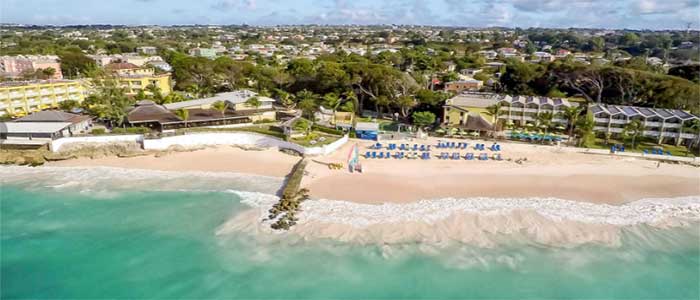 Beautiful Sea Breeze Beach House resort with blue ocean views