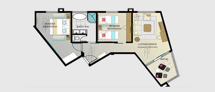Two Bedroom Family Suite Two Bedroom Family Suite