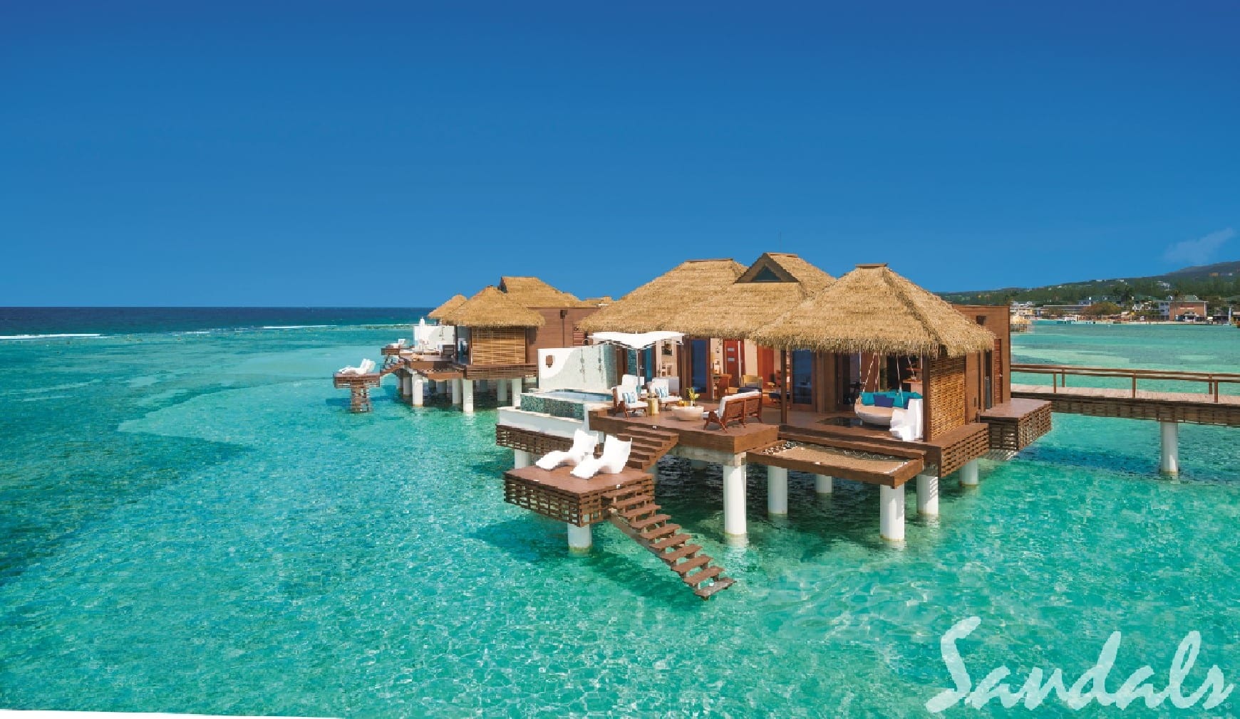 Above water on sale bungalows caribbean