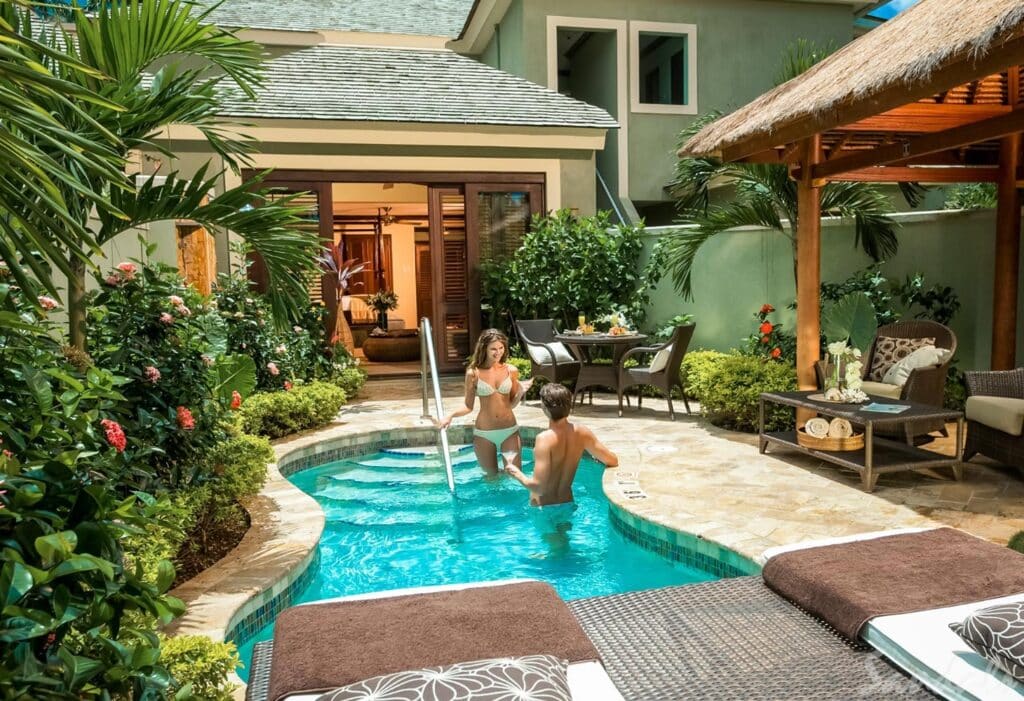 millionairre sandals honeymoon suite