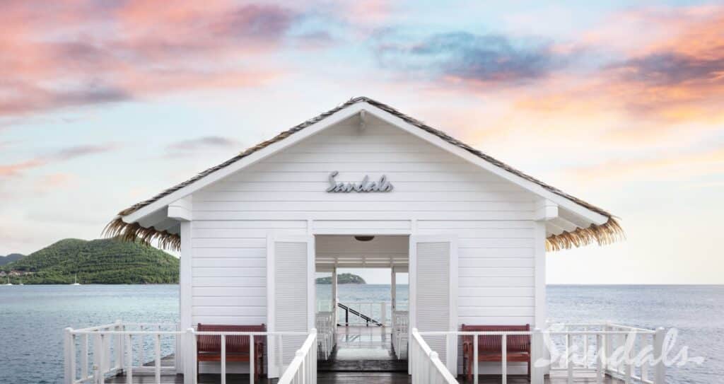 sandals-grand-st-lucian-pool-Over-Water-Wedding-Chapel