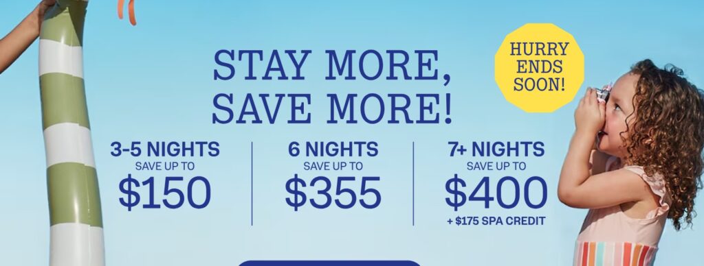 beaches resorts splash sale