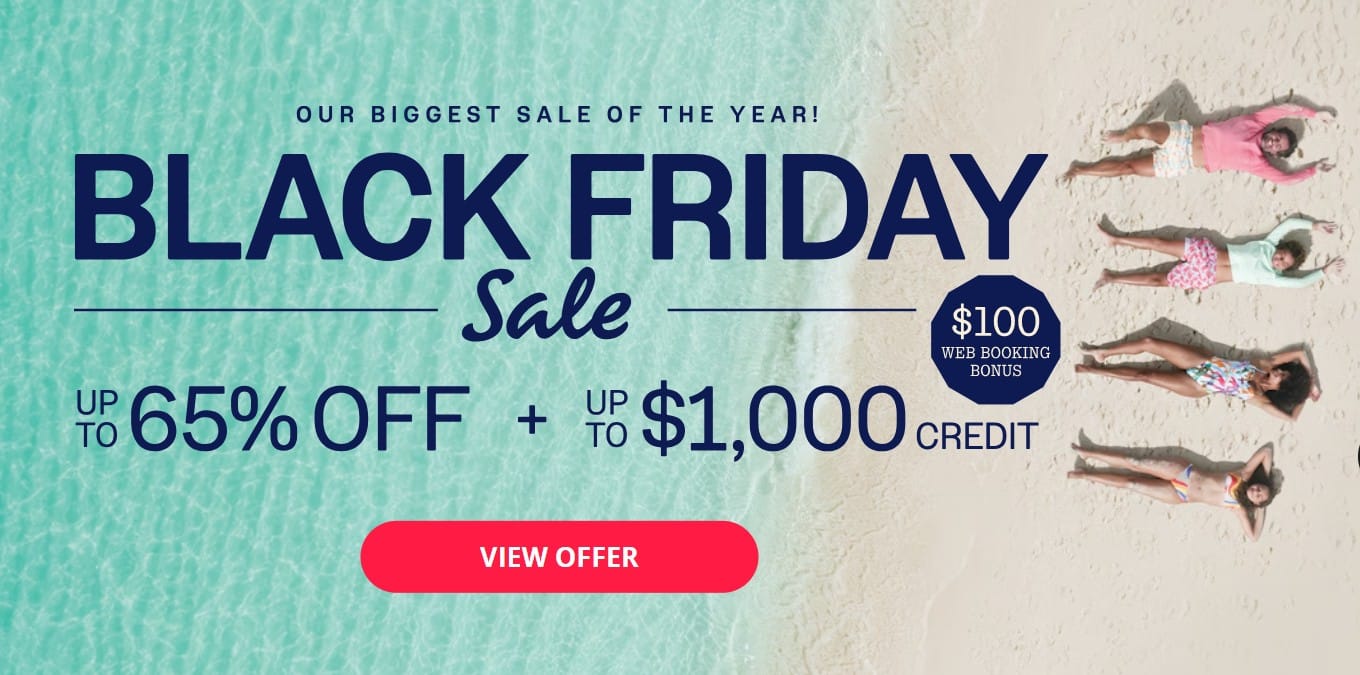 beaches resorts BLACK FRIDAY 2025 sale