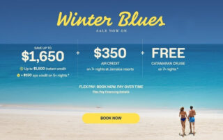 sandals resorts winter blues sale 2026