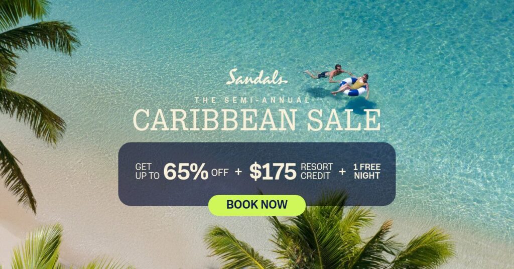 sandals resorts 20226 semi-annual sale